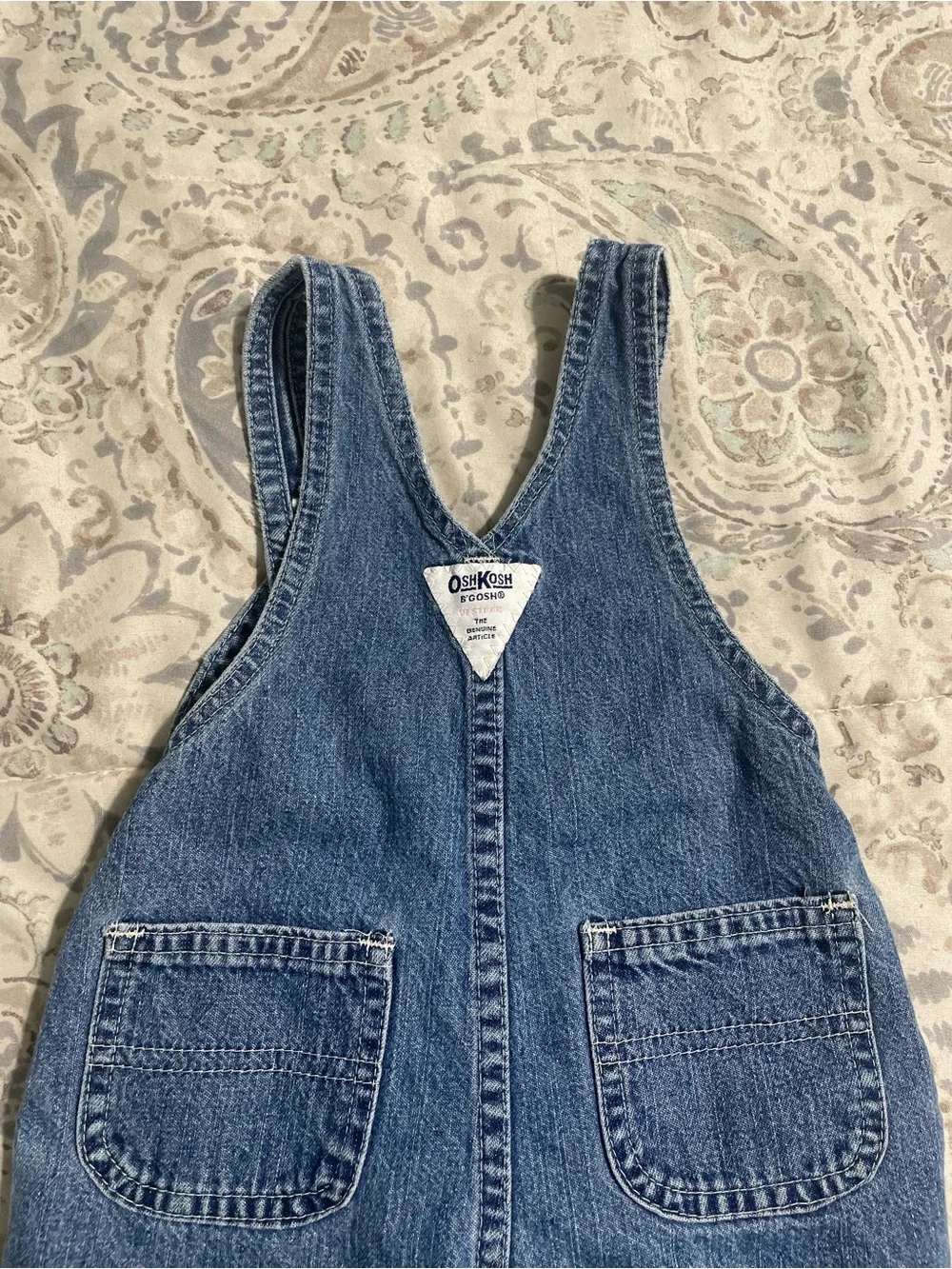 Vintage Oshkosh Overalls and Collared Shirt